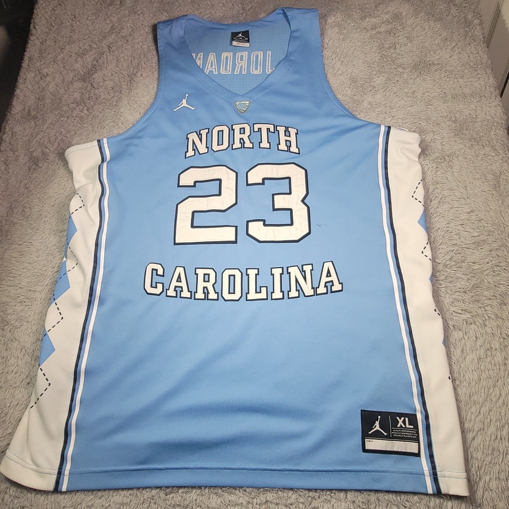 Nike UNC North Carolina Michael Jordan #23 Jersey Men Size XL